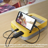 4K Mini Home Theater Projector with 3D and HDMI