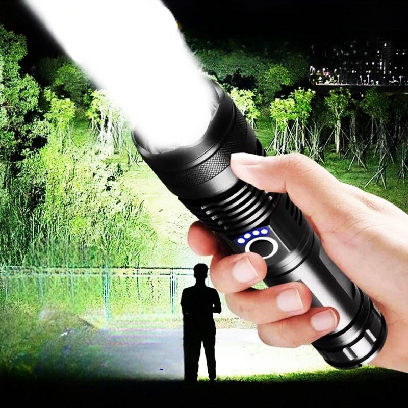 Brightest Flashlight - 90000 Lumen Xhp50.2