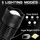 Brightest Flashlight - 90000 Lumen Xhp50.2