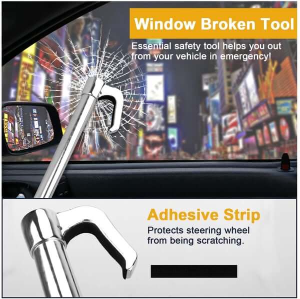 Car Steering Wheel/Pedal/Clutch Lock -  Anti Theft Tool for Security & Safety Car/Truck