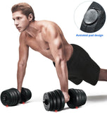 Dumbbell Set Adjustable Barbell Plates Fitness Dumbbell for Body Workout (30KG/66LB)