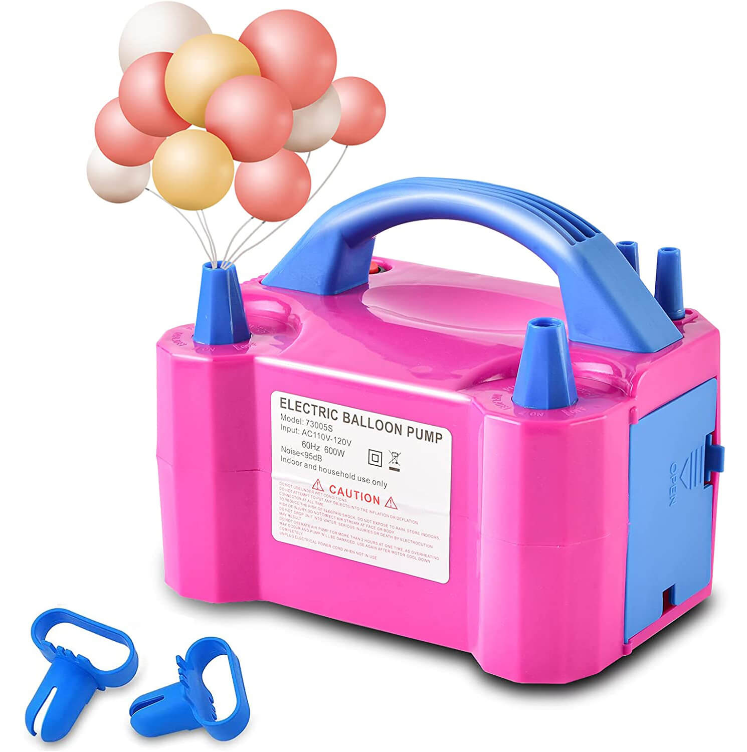 Electric balloon inflator pump