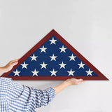 Flagbox™ - 5' x 9.5 Military Flag Box Display Case for Burial Flag