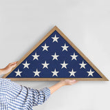 Flagbox™ - 5' x 9.5 Military Flag Box Display Case for Burial Flag