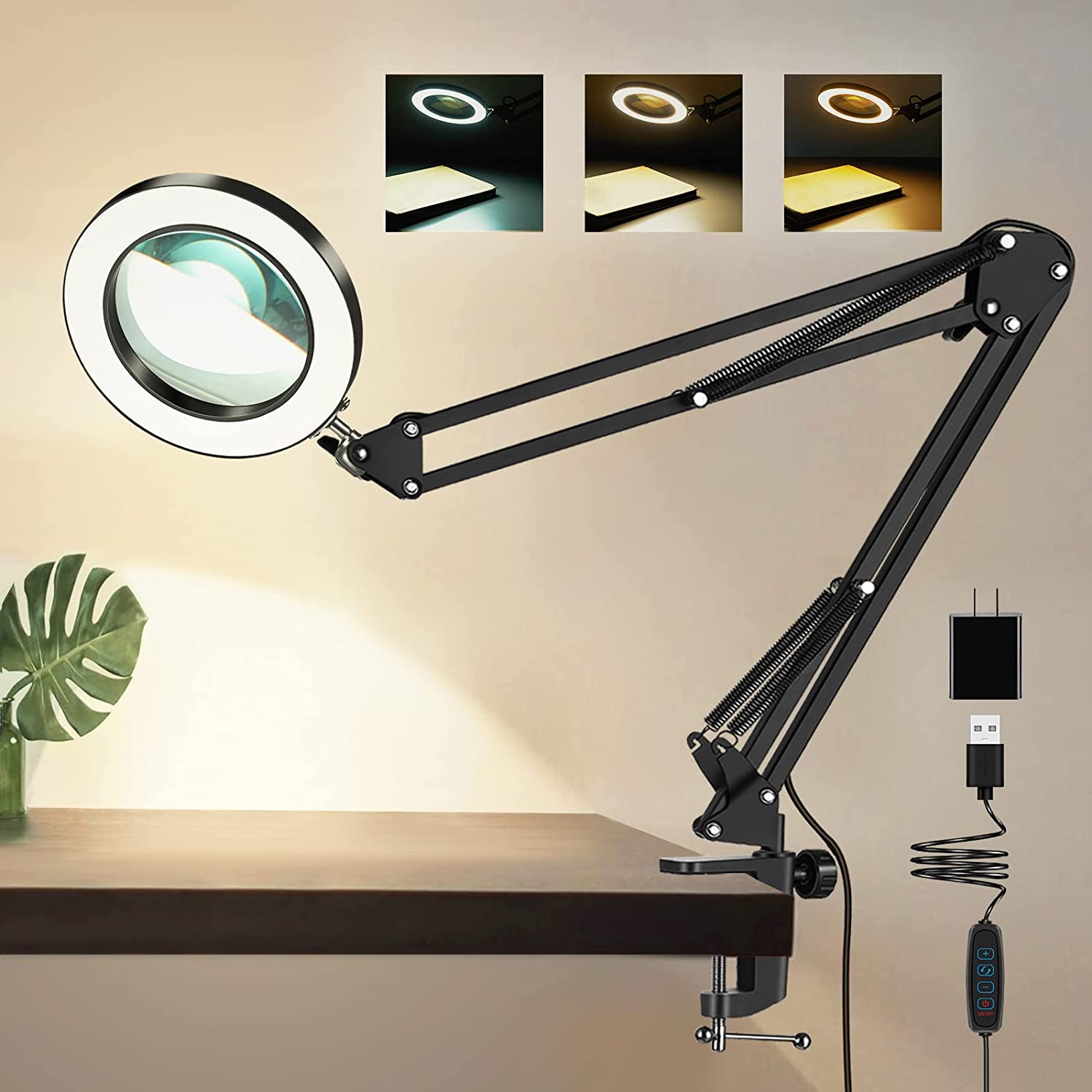 Magnifyinglamp™ - 5X – 8X Magnifying Desk Lamp With Light