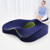 Memory Foam Seat Cushion & Lumbar Pillow for Best Support