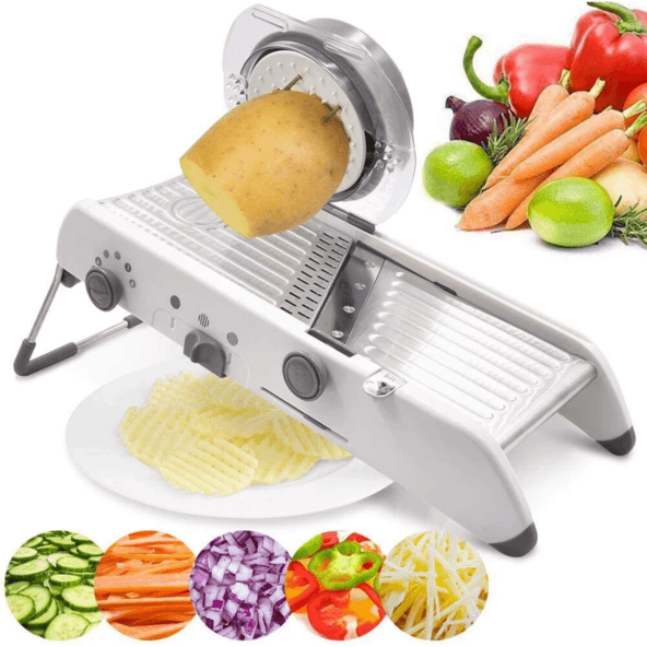 1pc A suit of Metal Mandolines, Multifunctional Vegetable Cutter