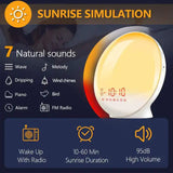 Sunrise Alarm Clock - Sunrise Simulation Sleep Aid Wake Up Light