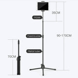 Tablet Floor Stand Adjustable Holder - The Premium Ipad Stand & Tablet Holder